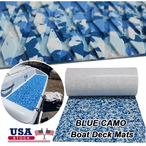 Blue EVA Foam Boat Decking Sheet Marine Flooring Carpet ,Nonskid Mat for Pontoon - Picture 1 of 17
