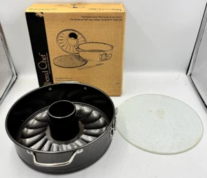 Pampered Chef Springform Pan Set #1541 - Glass Bottom - In the Box - Picture 1 of 4