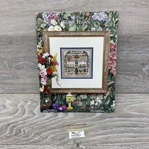 Just Nan Cross Stitch Pattern High Hopes JN118 with Bird Bath Charm JNC37 - Picture 1 of 4