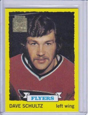 Dave Schultz 2001 Topps / O-Pee-Chee Archives Hockey Card 66 Grade MT - Image 1 of 2