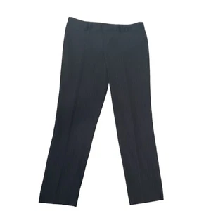Banana Republic Pants Womens Size 8 Dark Gray Pin-Stripe Straight Ryan Fit - Picture 1 of 20