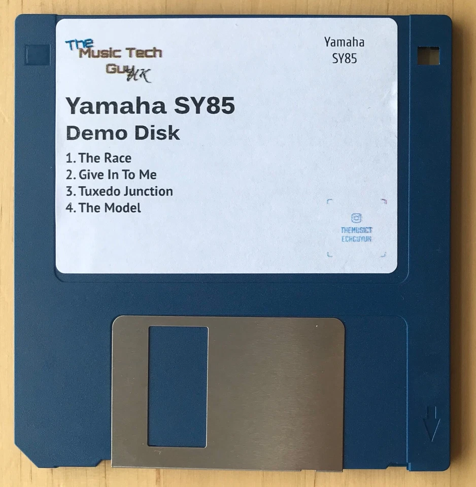Yamaha SY85 - Demo Disk Media Replacement Disk MTECHGUY - Image 1 of 1