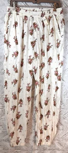 Aerie Cindy Lou Who Pajama Pant Large Jogger Flannel Off-Duty Flannel NWT NEW - Picture 1 of 9