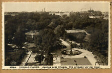 Latvia 1930s Riga Operas Darzs Postcard to Berzmuiza