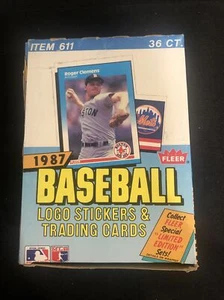1987 FLEER BASEBALL WAX BOX 🔥 36 Packs - Fresh From Sealed Case BO JACKSON RC - Picture 1 of 7