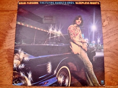Gram Parsons The Flying Burrito Bros. ♫ Sleepless Nights ♫ 1976 Monarch Vinyl LP - Image 1 of 3