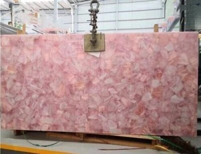 Custom Made Rose Quartz Dining Table, Handmade Furniture, Outdoor Table Decors - Image 1 of 4