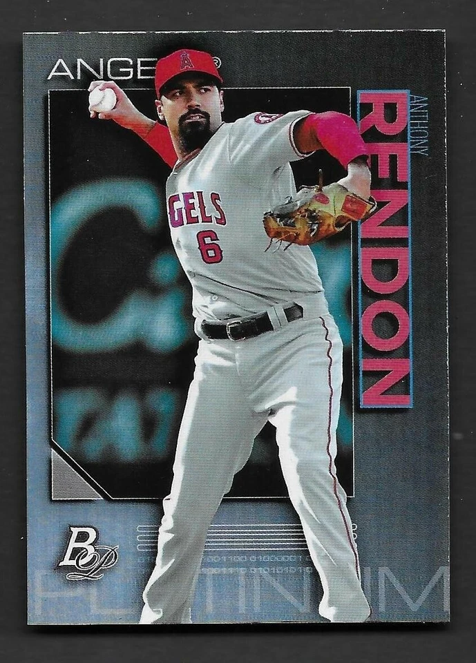 2020 Bowman Platinum #64 Anthony Rendon Los Angeles Angels - Image 1 of 1