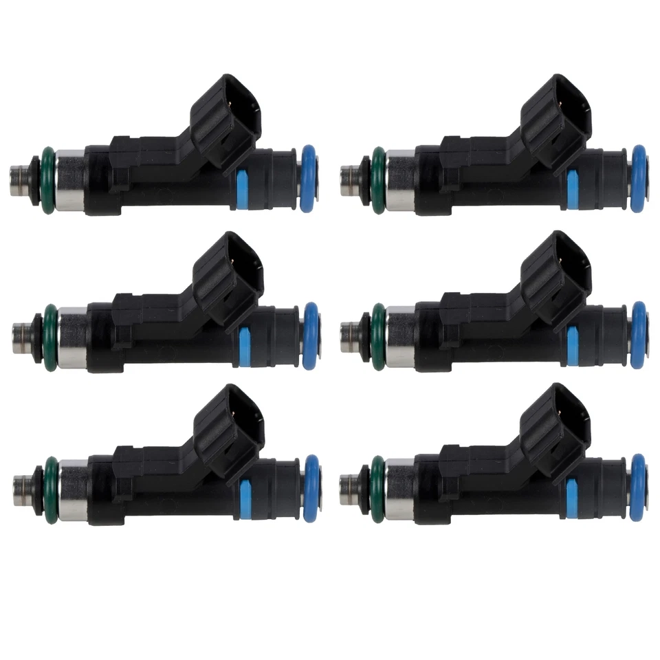 Bosch Set of 6 Fuel Injectors For Dodge Nitro Jeep Liberty Raider RAM 1500 3.7L - Image 1 of 1