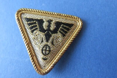 Alte  ADLER Auto  Stoff    Stickerei   30 x 30 mm Top Erhaltung - Bild 1 von 4