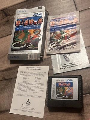 Dig Dug (Atari 5200, 1983) CIB COMPLETE IN BOX - Image 1 of 4