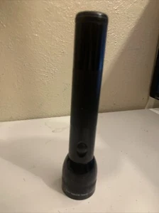 Vintage Mag-Lite 10” Black 2 D Cell Flashlight Tested USA EUC - Picture 1 of 9