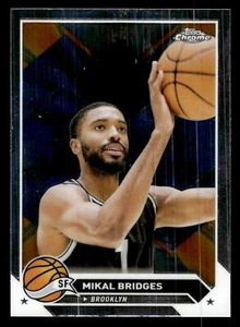 2023-24 Topps Chrome #2 Mikal Bridges - EXMT+ 10003580 *TCShack* - Picture 1 of 2