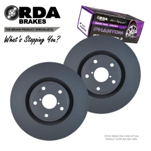 RDA7618 RDA FRONT BRAKE ROTORS + PADS for SUBARU IMPREZA WRX STI 2.0L Turbo 195k - Picture 1 of 7
