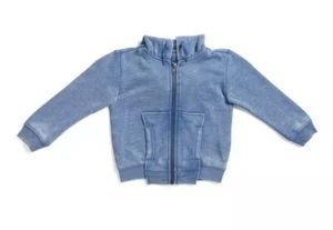 Auténtica sudadera con capucha con cremallera de felpa francesa lavada HUDSON para niños -NUEVA CON ETIQUETAS- Talla: 4T - Imagen 1 de 4