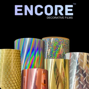 Encore® Holographic "Oil-Slick" Adhesive Vinyl for Decals/Stickers/Printing - Picture 1 of 37