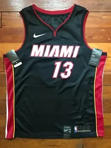 NWT Bam Adebayo Men's 52 XL Miami Heat Black Nike Swingman NBA Jersey - Picture 1 of 10