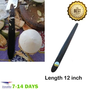 12" Coconut Tool Opener Meat Young Coconut Knife Very Sharp Natural Handmade Rem - Picture 1 of 7