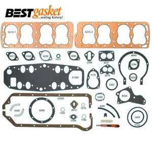 Full Gasket Set FOR Ford Mercury 8BA 8RT 239 SV Flathead V8 3 3/16" 48-53 Copper - Picture 1 of 1