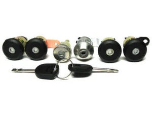 6x CILINDRO CERRADURA PUERTA + 2 LLAVES - JUEGO PARA FORD TRANSIT V MK5 94-00 - Imagen 1 de 2