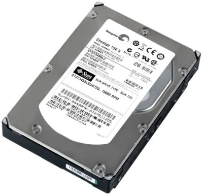 Hard Drive Sun ST373455LSUN72G 540-6449-02 73GB 15000U/Min SCSI U320 3.5'' - Image 1 of 3