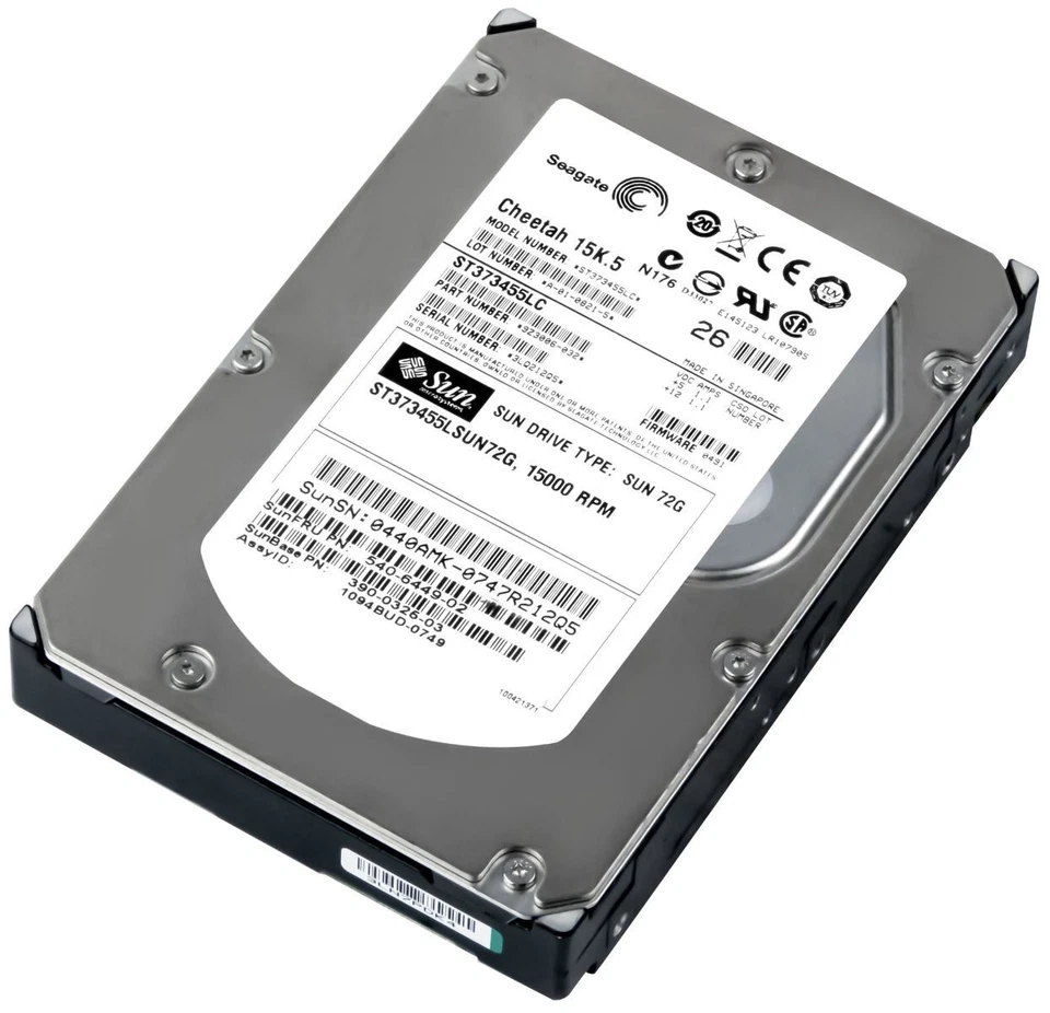 Disco Rigido Sun ST373455LSUN72G 540-6449-02 73GB 15000U/Min SCSI U320 3.5'' - Immagine 1 di 3