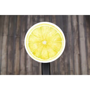 Lemon Round Stickers, Envelope Seals, 2" Circle Stickers | Set of 12 - Picture 1 of 2
