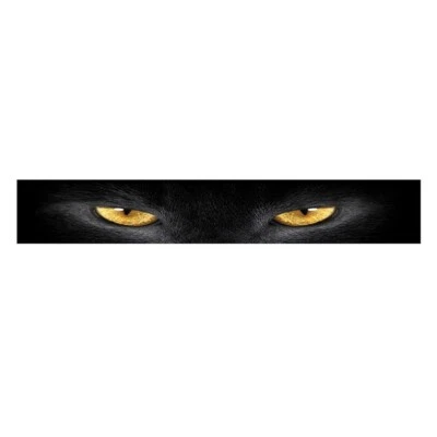 Car Decal Yellow Eye Leopard Graphics Vinyl Sticker For Windshield Waterproof - Image 1 of 4
