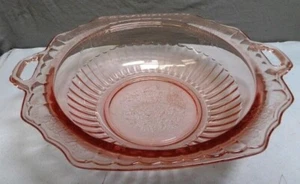 Vintage Hocking Mayfair/Open Rose Pink Depression Glass 10" Vegetable Bowl - Picture 1 of 6