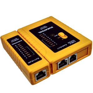 Tester kabli sieciowych LAN do przewodów RJ45 Ethernet i RJ11 ADSL Cat5E / Cat6 / Cat6A - Zdjęcie 1 z 5