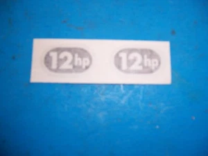 CUB CADET KOHLER GAS TANK DECALS (12 HP) 122 123 124 125 126 127 128 129 - Picture 1 of 1