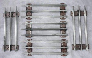 Lionel Trains 4-7/8" 1/2 vía recta calibre 0-27 corbata marrón, lote de 5 - Imagen 1 de 1