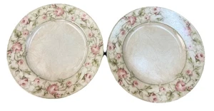 "Juego de 4 platos de cena florales SAVANNAH Cheri Blum 222 Fift 10,5"" usados en excelente estado" - Imagen 1 de 2
