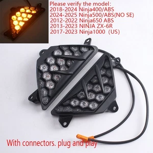 Luz de señal LED delantera (L+R) para Kawasaki Ninja ZX-6R ZX636 2013-2023 - Imagen 1 de 5