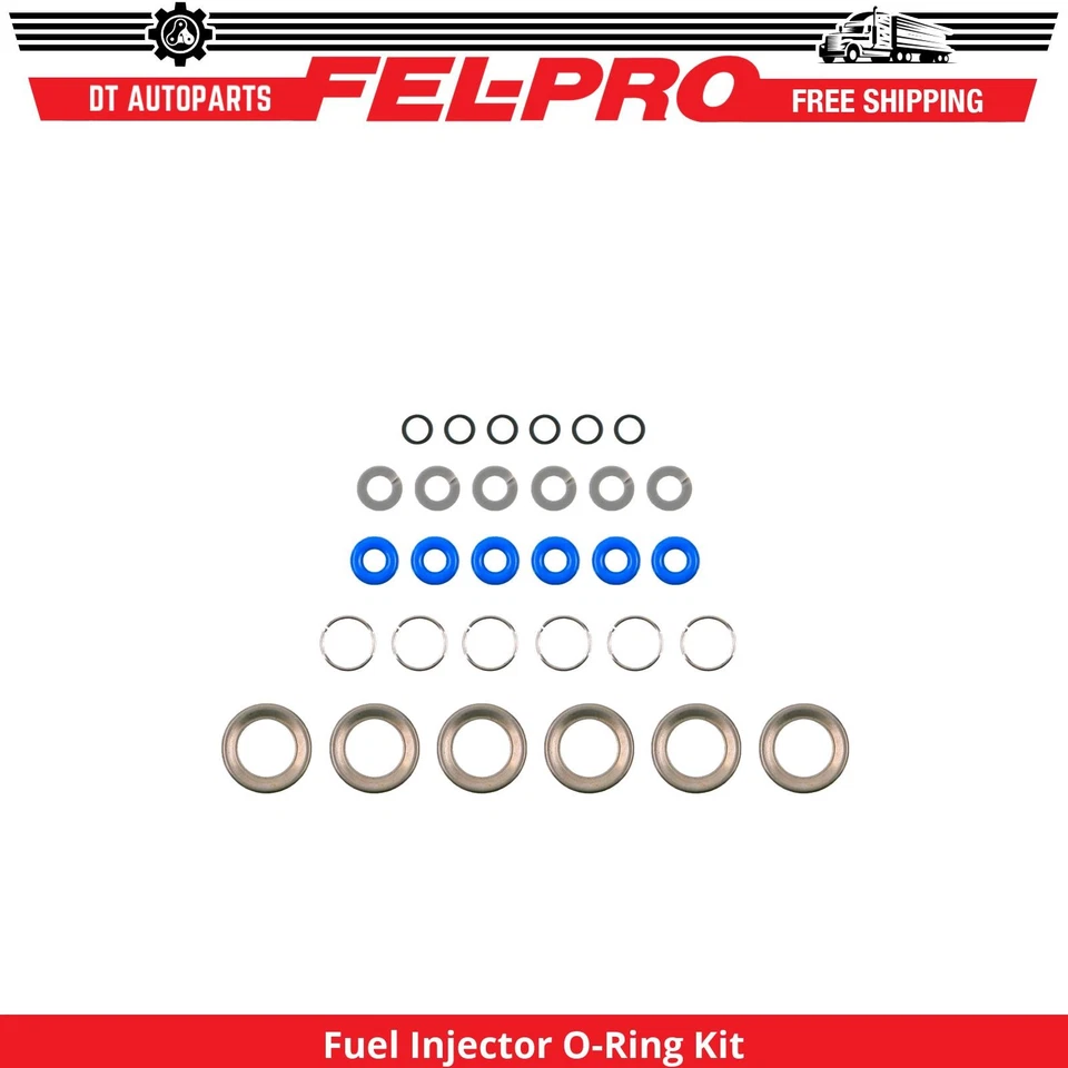 Kit de junta tórica de inyector de combustible superior e inferior Fel-Pro para Chevrolet Camaro 2010-2011 Foto 1 de 1