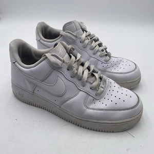 Nike Air Force 1 Low All White Triple White-AF1 CW2288-111-Men's Size 10.5 - Picture 1 of 14