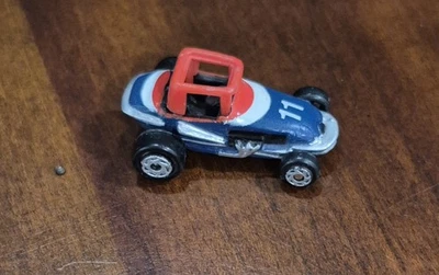 Vintage Micro Machines Midget Racecar #11 Red/White/Blue 1987 Galoob Car - Image 1 of 4