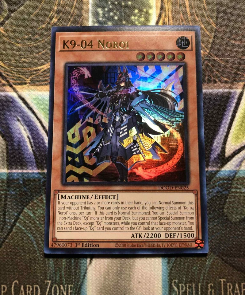 *** K9-04 NOROI *** ULTRA RARE 1ST EDITION DOOD-EN025 (NM) YUGIOH! - Image 1 of 1