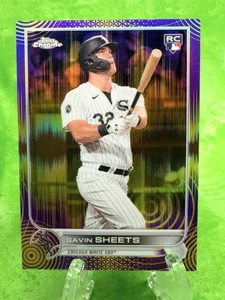 Gavin Sheets RC /199 Purple/Yellow Refractor - 2022 Topps Chrome Sonic #146 - Picture 1 of 11