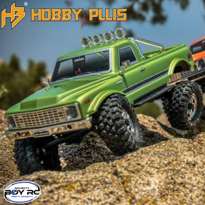 Hobby Plus CR18P EVO V2 Convoy 4x4 RTR 1/18 Trail Crawler Green RC Car Truck - Image 1 of 4
