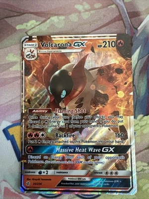 Volcarona GX 35/236 Sm-Cosmic Eclipse Holo - Image 1 of 2