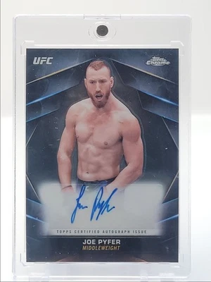 JOE PYFER 2024 TOPPS CHROME UFC VETERAN AUTOGRAPH AUTO Q4408 - Image 1 of 2