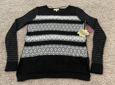 Suéter Júnior Princess VERA WANG Born To Rule Novo com etiquetas Tamanho Médio - Imagem 1 de 4