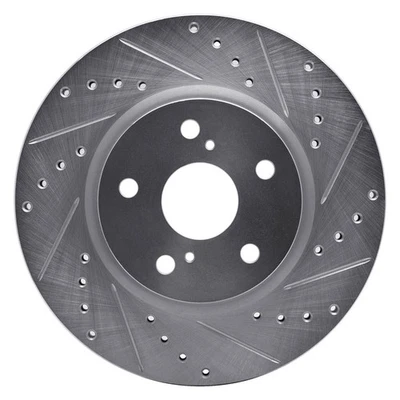 For Toyota Supra 86-92 Brake Rotor eLINE Drilled & Slotted 1-Piece Front Foto 1 de 4