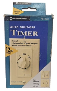 Intermatic FD12HC Auto Shut-Off Timer Ivory - Picture 1 of 14