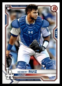 2021 Bowman #38 Keibert Ruiz Los Angeles Dodgers Baseball Card - Picture 1 of 2