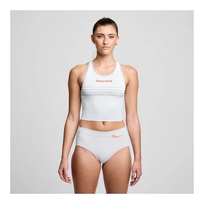 Top corto Saucony Endorphin Cloud L para mujer Foto 1 de 4