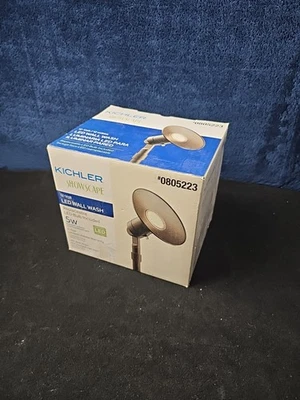 New Kichler Showscape Series 12V LED Wall Wash Light 5W Model 28309 - Image 1 of 4