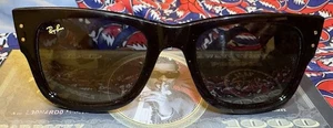 Ray-Ban x A$AP Rocky Mega Wayfarer RB 0840-S "Blacked Out" | UVP 282 $ - RIHANNA - Bild 1 von 8