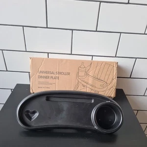 Universal  Dinner / Snack Tray Black  - Picture 1 of 4